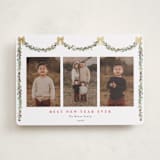 "Joyful Holly" - Holiday Cards in Peppermint by Susan Moyal - Front