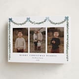 "Joyful Holly" - Holiday Cards in Wintermint by Susan Moyal - Folded Card