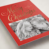 "Peppermint Twist" - Holiday Cards in Candy Apple by Jessica Williams - Detail