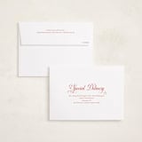 "Peppermint Twist" - Holiday Cards in Candy Apple by Jessica Williams - FREE Recipient Addressing