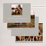 "merry days are here to stay" - Holiday Cards in Snow by Sara Hicks Malone - Back of Card Options