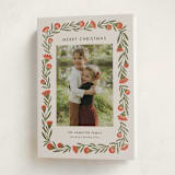 "wreath wrap" - Holiday Cards in Candied Apple by Jen Owens - Folded Card