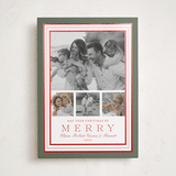 "Favorite Joys" - Holiday Cards in Fir by Alston Foster - Front