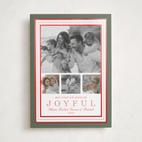 "Favorite Joys" - Holiday Cards in Fir by Alston Foster - Front