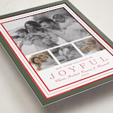 "Favorite Joys" - Holiday Cards in Fir by Alston Foster - Detail
