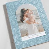 "Palmdeco" - Holiday Cards in Aquamarine by Tamara Hilje - Detail