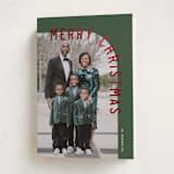 "Curve" - Holiday Cards in Pine by Brianne Larsen - Folded Card