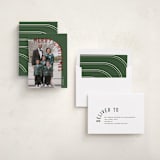 "Curve" - Holiday Cards in Pine by Brianne Larsen - Assembled