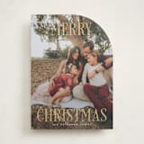 "Christmas" - Holiday Cards in Snow by Rebecca Durflinger - Front