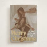 "Vintage Classic" - Holiday Cards in Snowfall by Everett Paper Goods - Front