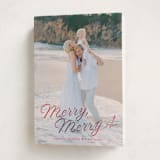 "Merry, Merry!" - Holiday Cards in Ruby by Alston Foster - Folded Card