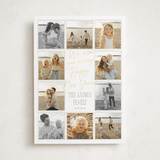 "Christmas Candids" - Holiday Cards in Snow by Robert and Stella - Front