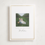 "Petit" - Holiday Cards in Snow by Angela Garrick - Front
