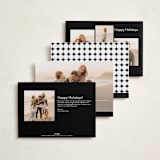 "minimalist holiday" - Holiday Cards in Snow by Kristen Knechtel - Back of Card Options