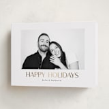 "minimalist holiday" - Holiday Cards in Snow by Kristen Knechtel - Folded Card