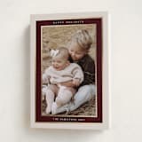 "Encompass" - Holiday Cards in Maroon by Nicole Walsh - Folded Card