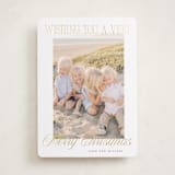 "bright & merry" - Holiday Cards in Snow by Benita Crandall - Front