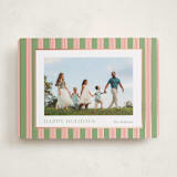 "Southern Sripes" - Holiday Cards in Azalea by Cindy Reynolds - Front