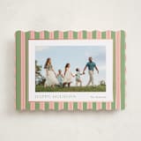 "Southern Sripes" - Holiday Cards in Azalea by Cindy Reynolds - Front