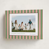 "Southern Sripes" - Holiday Cards in Azalea by Cindy Reynolds - Folded Card