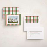 "Southern Sripes" - Holiday Cards in Azalea by Cindy Reynolds - Assembled