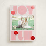 "pop joy" - Holiday Cards in Gumdrop by Lori Wemple - Front
