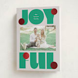 "pop joy" - Holiday Cards in Wreath by Lori Wemple - Folded Card