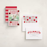 "pop joy" - Holiday Cards in Gumdrop by Lori Wemple - Assembled