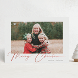 "Joyeux Noel" - Holiday Cards in Coal by Benita Crandall - Front