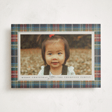 "Tartan" - Holiday Cards in Flannel by Wildfield Paper Co - Front