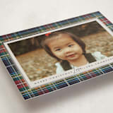 "Tartan" - Holiday Cards in Flannel by Wildfield Paper Co - Detail
