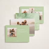 "Heavenly Forest" - Holiday Cards in Moss by Petra Kern - Back of Card Options