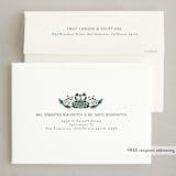 "Floral Rejoice" - Holiday Cards in Juniper by Devika Keskar - FREE Recipient Addressing