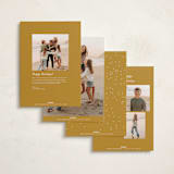 "starry eyed" - Holiday Cards in Ebony by Bramble Studio - Back of Card Options