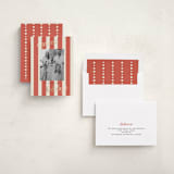 "Happiest Holidays" - Holiday Cards in Berry by Louise Kay - Assembled