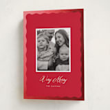 "Velvet" - Holiday Cards in Cardinal by Baumbirdy - Folded Card