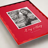 "Velvet" - Holiday Cards in Cardinal by Baumbirdy - Detail