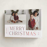 "Pair" - Holiday Cards in Holly Berry by Pixel and Hank - Folded Card
