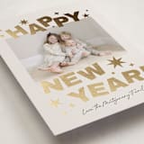 "Big Year Energy" - Holiday Cards in Champagne by Kercia Jane - Detail