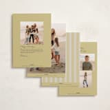 "stars & stripes" - Holiday Cards in Butter by Ellen Schlegelmilch - Back of Card Options