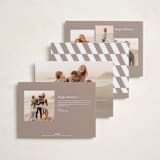 "nuovo" - Holiday Cards in Linen by Vera Lim - Back of Card Options