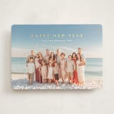 "Minimal Style" - Holiday Cards in Snow by Lucrecia Caporale - Front