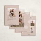 "glitter cheers" - Holiday Cards in Champagne by Ellen Schlegelmilch - Back of Card Options