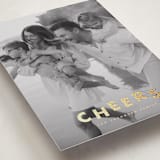 "glitter cheers" - Holiday Cards in Champagne by Ellen Schlegelmilch - Detail