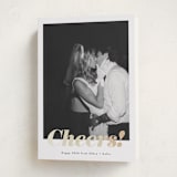 "Glittering Cheers" - Holiday Cards in Ink by Emily Sabol Goss - Folded Card