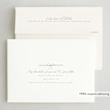 "Neatly Tied" - Holiday Cards in Cotton by Everett Paper Goods - FREE Recipient Addressing