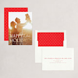 "Deco" - Holiday Cards in Twinkle Lights by Wildfield Paper Co - Assembled