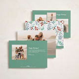 "Merry Letters" - Holiday Cards in Mint by Alethea and Ruth - Back of Card Options