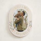 "merry little Christmas time" - Holiday Cards in Linen by Karidy Walker - Front