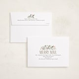 "merry little Christmas time" - Holiday Cards in Linen by Karidy Walker - FREE Recipient Addressing